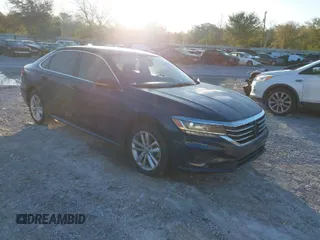 2020 Volkswagen Passat 2.0T SE with VIN 1VWSA7A37LC009737, listed as a IAAI auction lot 41824627 with 49,017 mi miles. Bid and sale history available at carsss.com. Image 1.