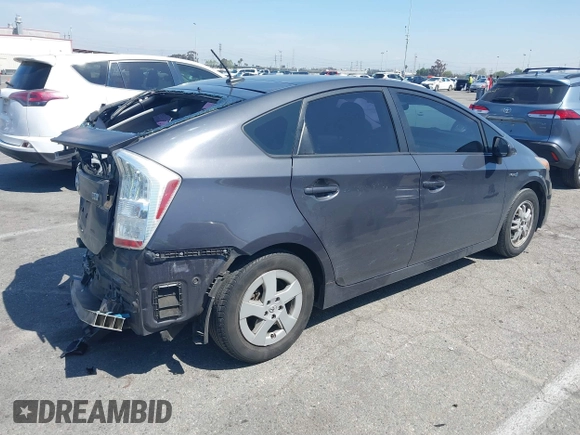 2010 Toyota Prius II with VIN JTDKN3DU8A0165868, listed as a IAAI auction lot 41860926 with 148,827 mi miles. Bid and sale history available at carsss.com. Image 4.