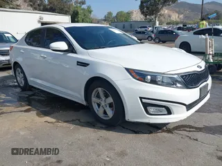 2015 Kia Optima LX z VIN KNAGM4A71F5642712, wystawiony jako IAAI lot #42202973 z przebiegiem 82 336 mil mil oraz . Historia ofert i sprzedaży dostępna na DreamBid. Obrazek 1.