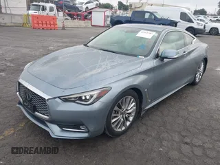 2020 Infiniti Q60 Luxe with VIN JN1EV7EK6LM340103, listed as a IAAI auction lot 41513787 with 81,054 mi miles and . Bid and sale history available at DreamBid. Image 2.