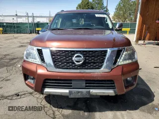 2018 Nissan Armada Platinum with VIN JN8AY2NE9J9734988, listed as a Copart auction lot 51811715 with 113,748 mi miles and Salvage Title. Bid and sale history available at carsss.com. Image 5.