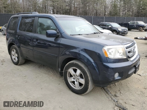 2009 Honda Pilot EX-L with VIN 5FNYF48519B031846, listed as a Copart auction lot 47084245 with 144,498 mi miles and Salvage Title. Bid and sale history available at carsss.com. Image 4.