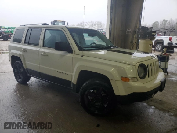2017 Jeep Patriot Sport SE with VIN 1C4NJPBA2HD137656, listed as a Copart auction lot 45195785 with 105,000 mi miles and Salvage Title. Bid and sale history available at carsss.com. Image 4.