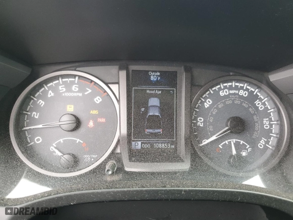 2017 Toyota Tacoma SR5 with VIN 5TFAZ5CN7HX024359, listed as a Copart auction lot 51571925 with 108,853 mi miles and Salvage Title. Bid and sale history available at carsss.com. Image 9.