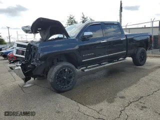 2014 Chevrolet Silverado 1500 LTZ with VIN 3GCUKSECXEG128579, listed as a Copart auction lot 47622795 with 146,172 mi miles and Salvage Title. Bid and sale history available at carsss.com. Image 1.
