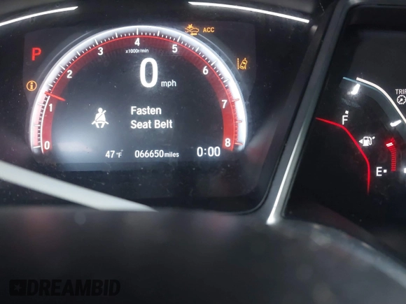 2019 Honda Civic Sport with VIN 2HGFC2F8XKH503867, listed as a IAAI auction lot 41533506 with 66,650 mi miles and . Bid and sale history available at DreamBid. Image 15.