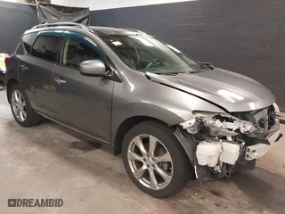 2013 Nissan Murano S with VIN JN8AZ1MWXDW317144, listed as a IAAI auction lot 42080647 with 184,050 mi miles. Bid and sale history available at carsss.com. Image 1.