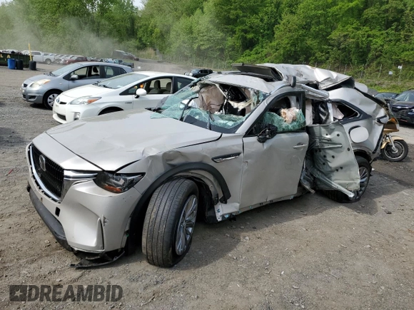 2024 Mazda CX-90 Preferred с VIN JM3KKBHA3R1150954, выставлен на аукционе Copart как лот 56564805 с пробегом Не указан миль и На запчасти • Non repairable. История ставок и продаж доступна на DreamBid. Изображение 1.