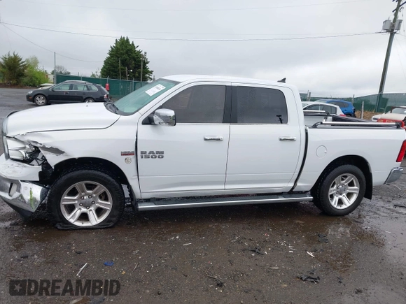 2018 Ram 1500 Lone Star Silver with VIN 1C6RR6LT1JS119520, listed as a IAAI auction lot 41968636 with 114,681 mi miles and . Bid and sale history available at DreamBid. Image 14.