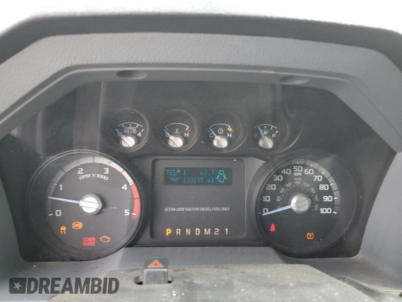 2011 Ford F-250 XL with VIN 1FT7X2BTXBEC51241, listed as a Copart auction lot 56174055 with 232,259 mi miles and Salvage title. Bid and sale history available at DreamBid. Image 9.