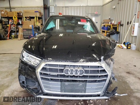 2019 Audi Q5 Premium with VIN WA1ANAFY9K2016496, listed as a Copart auction lot 54860595 with Not provided miles and Clean title. Bid and sale history available at DreamBid. Image 5.