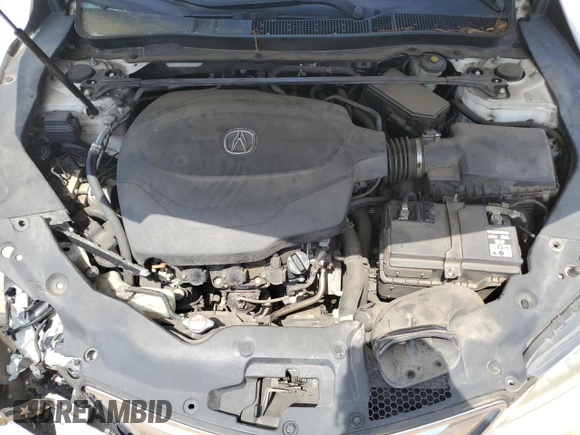 2015 Acura TLX V6 with VIN 19UUB2F37FA020825, listed as a Copart auction lot 56641335 with 213,871 mi miles and Salvage title. Bid and sale history available at DreamBid. Image 11.