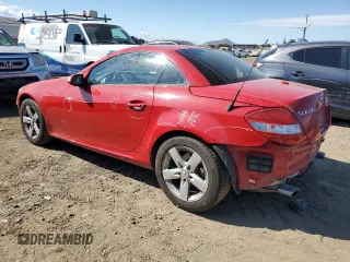 2007 Mercedes-Benz SLK-Class 3.0L with VIN WDBWK54F57F168349, listed as a Copart auction lot 72155834 with 85,007 mi miles and Salvage Title. Bid and sale history available at carsss.com. Image 2.