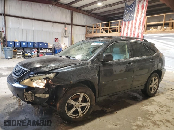 2005 Lexus RX 330 with VIN JTJGA31U250051065, listed as a Copart auction lot 45110265 with 254,094 mi miles and Salvage Title. Bid and sale history available at carsss.com. Image 1.