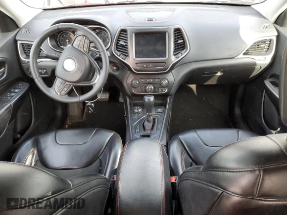 2019 Jeep Cherokee Trailhawk Elite с VIN 1C4PJMBN7KD436769, выставлен на аукционе Copart как лот 87076024 с пробегом 40 150 миль миль и Списание • Salvage title. История ставок и продаж доступна на DreamBid. Изображение 8.