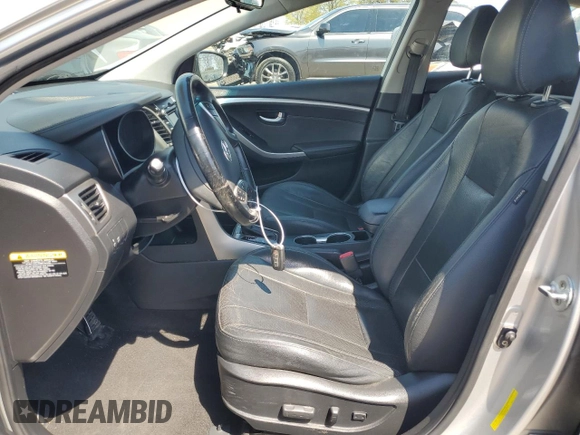 2014 Hyundai Elantra GT with VIN KMHD35LH6EU224649, listed as a Copart auction lot 53884225 with 126,050 mi miles and Salvage Title. Bid and sale history available at carsss.com. Image 7.