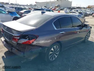 2017 Honda Accord Hybrid EX-L with VIN JHMCR6F53HC029767, listed as a IAAI auction lot 41586215 with 154,262 mi miles. Bid and sale history available at carsss.com. Image 4.