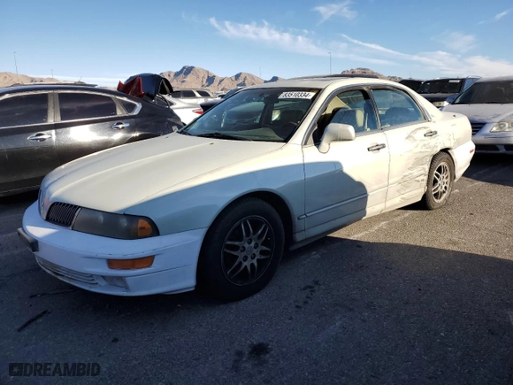2002 Mitsubishi Diamante LS with VIN 6MMAP67P02T011531, listed as a Copart auction lot 83510334 with 106,482 mi miles and Salvage Title. Bid and sale history available at carsss.com. Image 1.