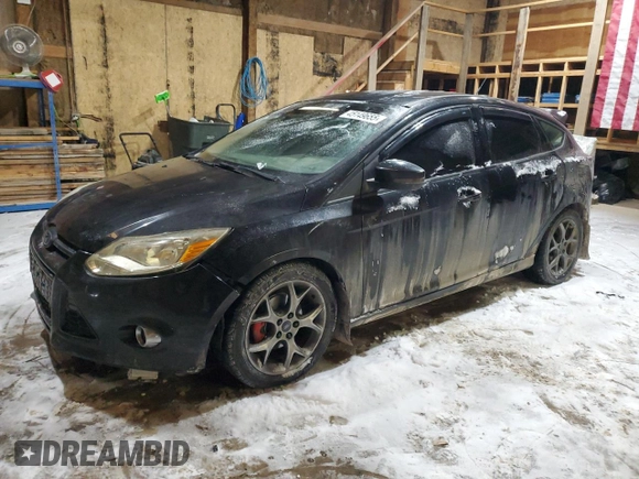 2014 Ford Focus SE with VIN 1FADP3K28EL185049, listed as a Copart auction lot 45149655 with 166,301 mi miles and Clean Title. Bid and sale history available at carsss.com. Image 1.