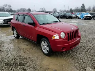 2008 Jeep Compass Sport with VIN 1J8FT47W48D501120, listed as a Copart auction lot 43440675 with 70,528 mi miles and Salvage Title. Bid and sale history available at carsss.com. Image 11.