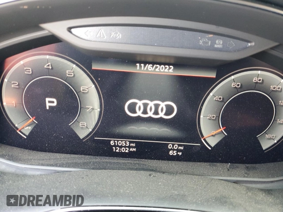 2019 Audi Q8 Prestige с VIN WA1FVAF18KD020259, выставлен на аукционе Copart как лот 58041275 с пробегом 61 053 миль миль и Чистый • Clean title. История ставок и продаж доступна на DreamBid. Изображение 9.