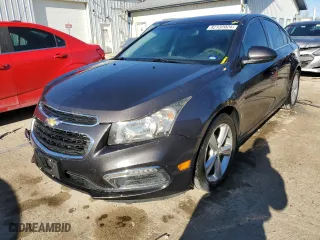 2015 Chevrolet Cruze LT with VIN 1G1PC5SB8F7138332, listed as a Copart auction lot 82132024 with 161,826 mi miles and Salvage Title. Bid and sale history available at carsss.com. Image 1.