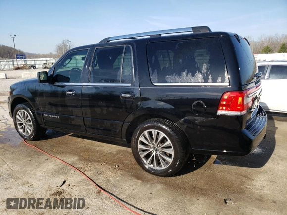 2017 Lincoln Navigator Select with VIN 5LMJJ2HT0HEL08384, listed as a Copart auction lot 51129365 with 101,264 mi miles and Salvage title. Bid and sale history available at DreamBid. Image 2.