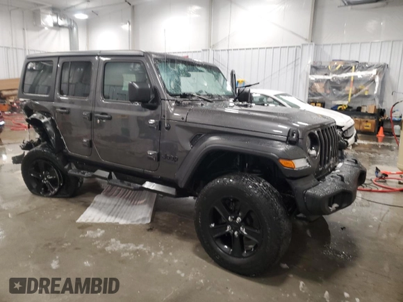 2020 Jeep Wrangler Unlimited Sport S с VIN 1C4HJXDG8LW311497, выставлен на аукционе Copart как лот 45329025 с пробегом 97 842 миль миль и На запчасти • Non repairable. История ставок и продаж доступна на DreamBid. Изображение 4.