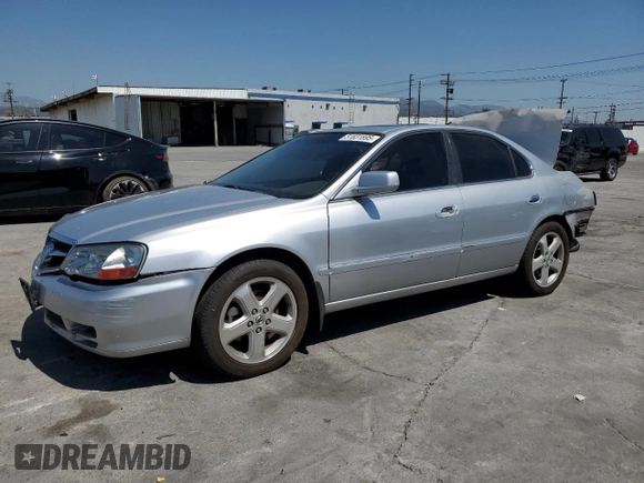 2003 Acura TL Type S w/Navigation System with VIN 19UUA56963A051276, listed as a Copart auction lot 51831895 with 202,952 mi miles and Salvage Title. Bid and sale history available at carsss.com. Image 1.