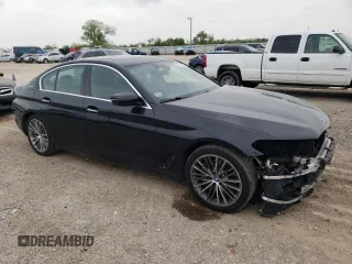 2018 BMW 5 Series 530e xDrive with VIN WBAJB1C54JG624157, listed as a Copart auction lot 51485545 with 111,659 mi miles and Salvage Title. Bid and sale history available at carsss.com. Image 4.