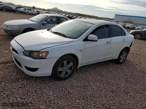 2009 Mitsubishi Lancer ES with VIN JA3AU26U29U023167, listed as a Copart auction lot 45032475 with 107,554 mi miles and Salvage Title. Bid and sale history available at carsss.com. Image 1.