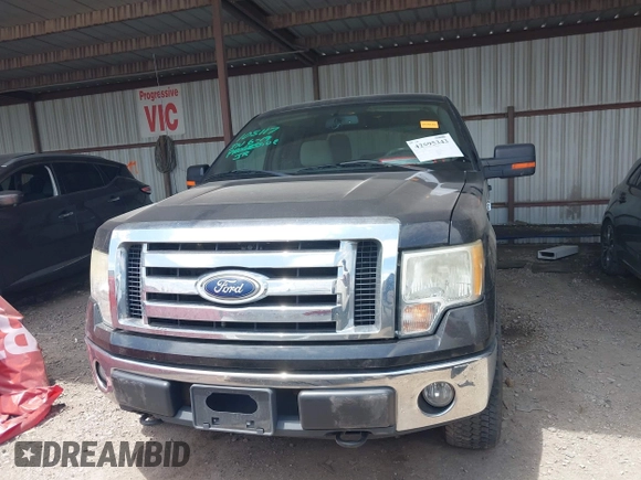 2010 Ford F-150 XL with VIN 1FTEW1E82AFD87433, listed as a IAAI auction lot 42595343 with 159,229 mi miles and . Bid and sale history available at DreamBid. Image 12.