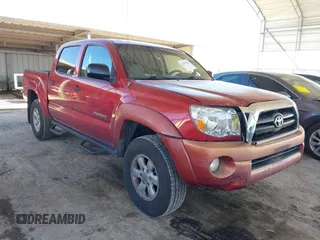 2008 Toyota Tacoma PreRunner with VIN 3TMJU62N28M068362, listed as a IAAI auction lot 41670383 with 253,959 mi miles and . Bid and sale history available at DreamBid. Image 1.