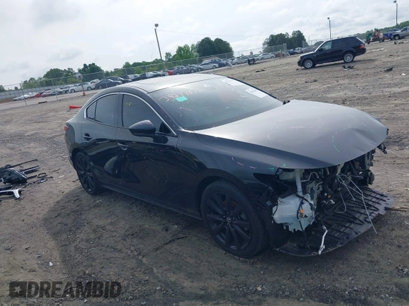 2023 Mazda 3 Premium Plus with VIN 3MZBPBEYXPM368785, listed as a IAAI auction lot 39342059 with 3,609 mi miles and . Bid and sale history available at DreamBid. Image 1.