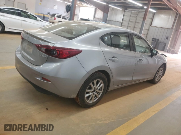 2014 Mazda 3 i Touring with VIN JM1BM1V78E1182007, listed as a Copart auction lot 53374065 with 210,686 mi miles and Salvage Title. Bid and sale history available at DreamBid. Image 3.
