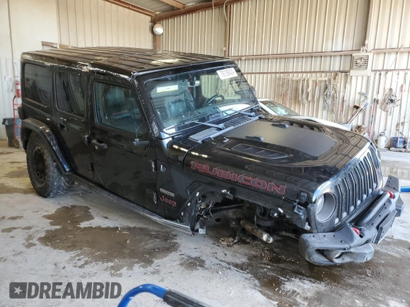 2020 Jeep Wrangler Unlimited Recon with VIN 1C4HJXFN0LW263201, listed as a Copart auction lot 79129424 with 73,405 mi miles and Salvage title. Bid and sale history available at DreamBid. Image 4.