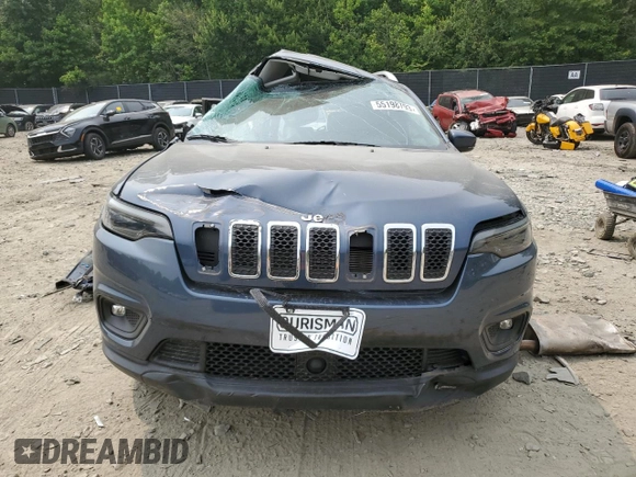 2021 Jeep Cherokee Altitude with VIN 1C4PJMLBXMD210491, listed as a Copart auction lot 55198793 with 13,752 mi miles and Salvage Title. Bid and sale history available at carsss.com. Image 5.
