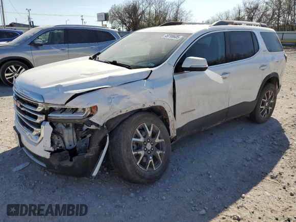 2021 GMC Acadia SLE with VIN 1GKKNRL4XMZ156193, listed as a Copart auction lot 49795605 with 74,736 mi miles and Salvage Title. Bid and sale history available at carsss.com. Image 1.