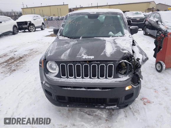 2018 Jeep Renegade Sport with VIN ZACCJBAH6JPH18366, listed as a IAAI auction lot 41345946 with 69,709 mi miles and . Bid and sale history available at DreamBid. Image 12.