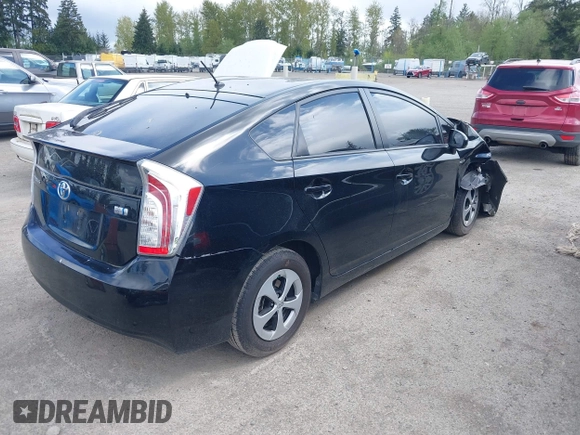 2015 Toyota Prius Four with VIN JTDKN3DUXF0407504, listed as a IAAI auction lot 42087137 with 125,352 mi miles. Bid and sale history available at carsss.com. Image 4.