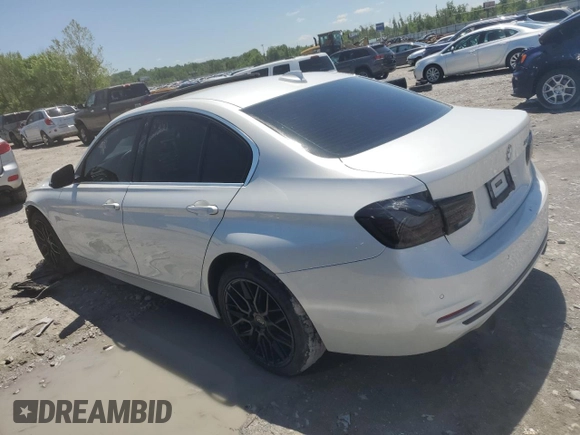 2017 BMW 3 Series 330i xDrive with VIN WBA8D9C35HA005814, listed as a Copart auction lot 56299215 with 100,855 mi miles and Salvage title. Bid and sale history available at DreamBid. Image 2.