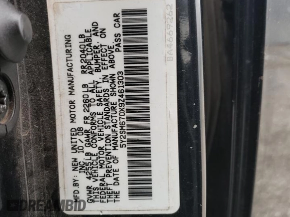 2009 Pontiac Vibe with VIN 5Y2SM670X9Z461303, listed as a Copart auction lot 43227795 with 140,771 mi miles and Salvage Title. Bid and sale history available at carsss.com. Image 15.