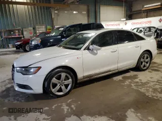 2012 Audi A6 3.0T Premium Plus with VIN WAUBGAFC3CN020419, listed as a Copart auction lot 85465224 with 194,567 mi miles and Salvage Title. Bid and sale history available at carsss.com. Image 1.
