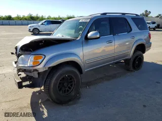 2001 Toyota Sequoia Limited with VIN 5TDBT48A81S007765, listed as a Copart auction lot 50270065 with 191,935 mi miles and Salvage Title. Bid and sale history available at carsss.com. Image 1.