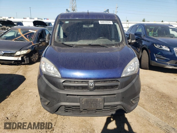 2017 Ram ProMaster City Cargo Tradesman with VIN ZFBERFAB6H6E18267, listed as a Copart auction lot 68833554 with 112,038 mi miles and Salvage Title. Bid and sale history available at DreamBid. Image 5.