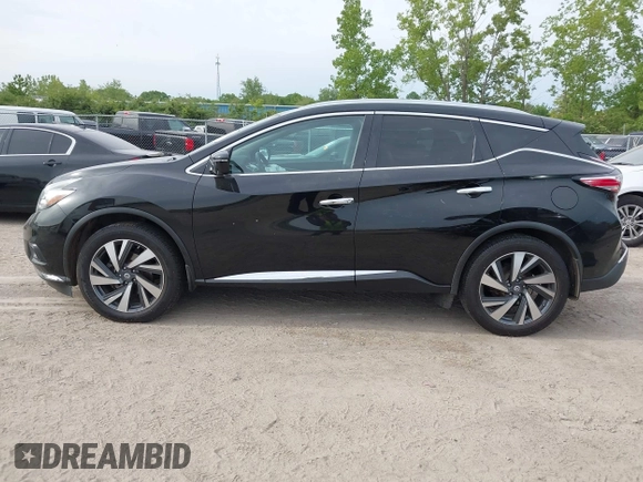 2017 Nissan Murano SL with VIN 5N1AZ2MH3HN197598, listed as a IAAI auction lot 42299880 with 63,788 mi miles and . Bid and sale history available at DreamBid. Image 14.
