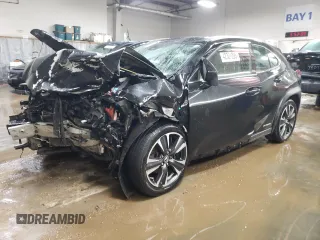 2019 Lexus UX 250h z VIN JTHU9JBH9K2009009, wystawiony jako Copart lot #42381095 z przebiegiem Nie podano mil oraz Szkoda całkowita • Salvage title. Historia ofert i sprzedaży dostępna na DreamBid. Obrazek 1.