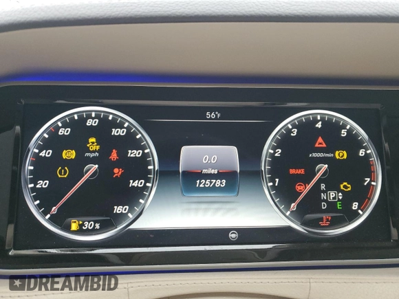 2015 Mercedes-Benz S 550 z VIN WDDUG8FB6FA128658, wystawiony jako Copart lot #58482035 z przebiegiem 125 783 mil mil oraz Szkoda całkowita • Salvage title. Historia ofert i sprzedaży dostępna na DreamBid. Obrazek 9.