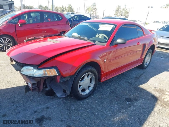2001 Ford Mustang Standard with VIN 1FAFP40441F122154, listed as a IAAI auction lot 41866131 with 214,865 mi miles. Bid and sale history available at carsss.com. Image 2.