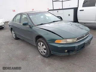2001 Mitsubishi Galant ES with VIN 4A3AA46G81E210487, listed as a IAAI auction lot 42120831 with 1 mi miles. Bid and sale history available at carsss.com. Image 1.